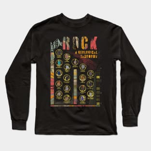 A Geological Taxonomy of ROCK - Puns Long Sleeve T-Shirt